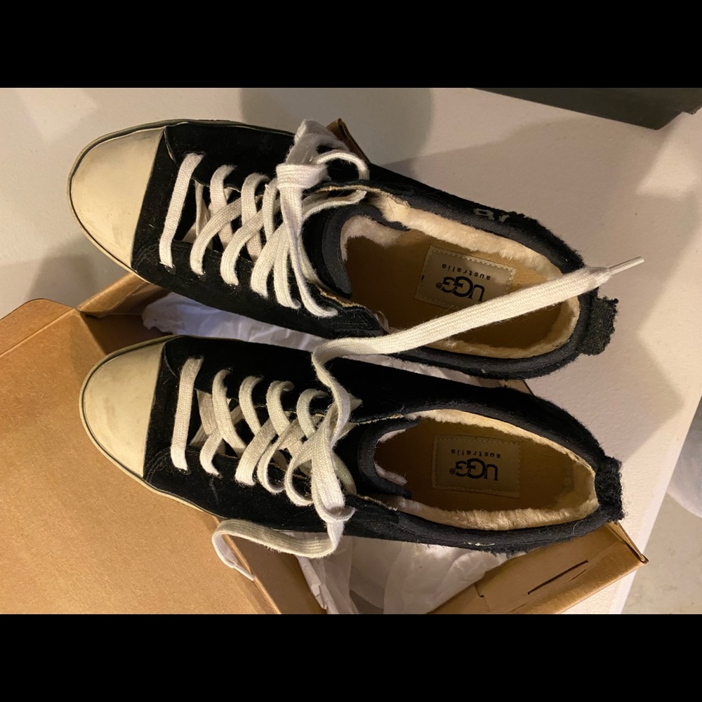 Ugg furry sneakers - size 9